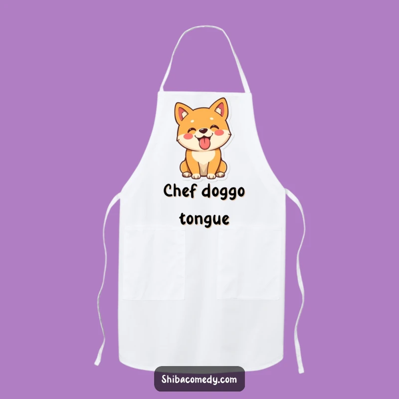 Funny Shiba Inu Apron: Kitchen Cheer, Happy Dog Chef's Wear