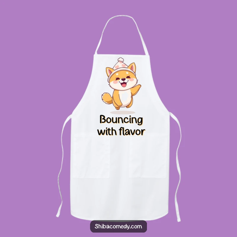 Funny Shiba Inu Hat Apron - Festive Dog Chef Gift