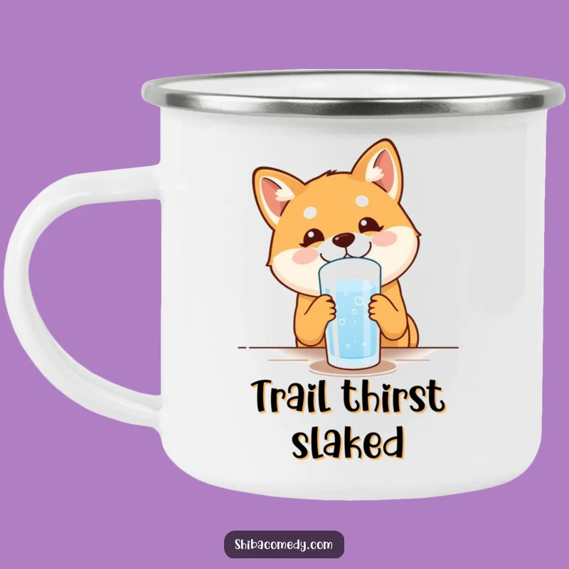 Funny Shiba Inu Adventure Mug - Hilarious Outdoor Dog Drinkware Gift