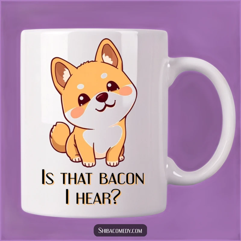 Funny Curious Shiba Inu Head Tilt Mug: The Perfect Funny Gift for Dog Lovers