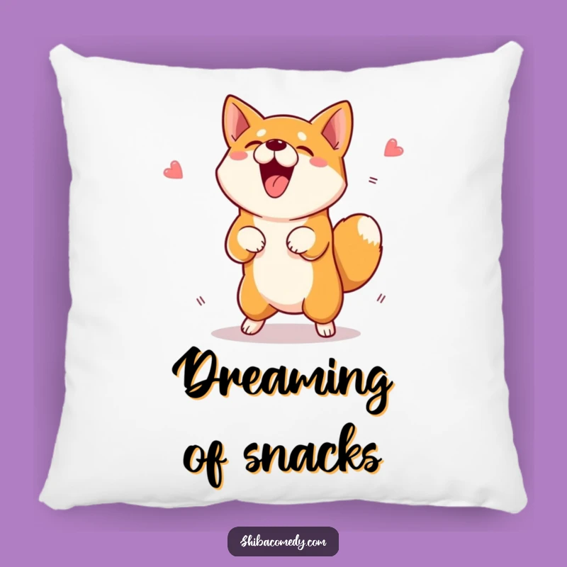 Funny Jumping Shiba Inu Treat Pillow: Soft Plush Dog Accent Cushion Gift