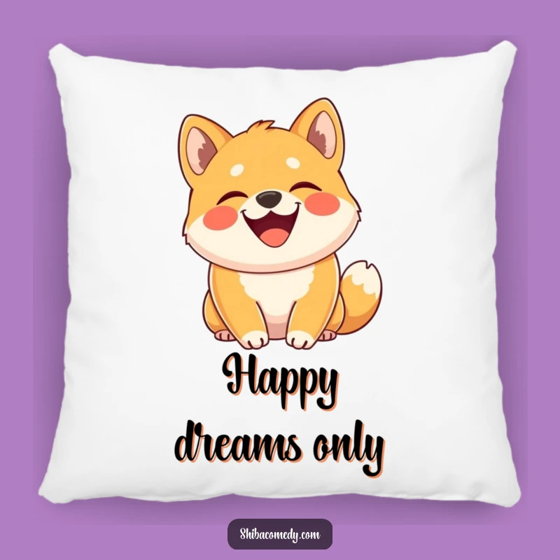 Funny Shiba Inu Joy Pillow - Soft and Grinning Dog Cushion
