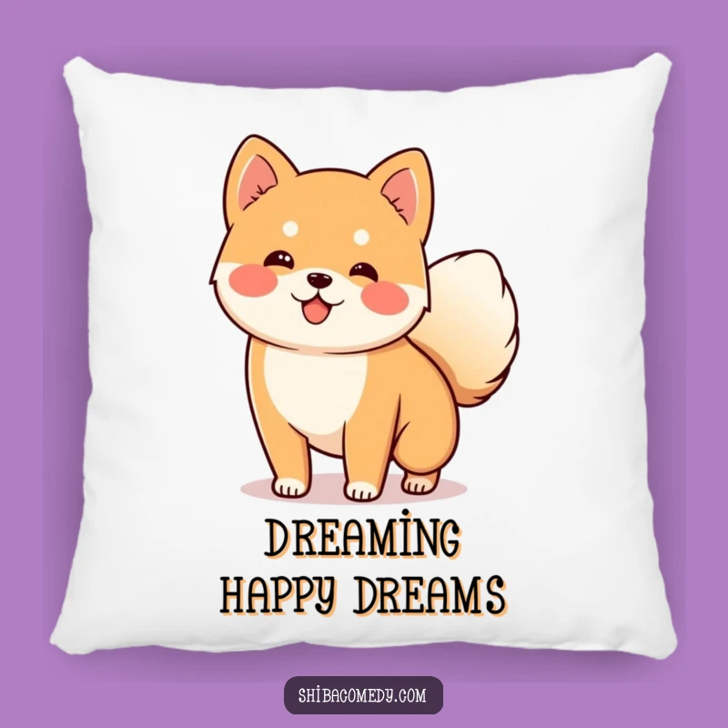 Funny Wagging Shiba Inu Tail Pillow: Soft Plush Happy Dog Cushion Gift
