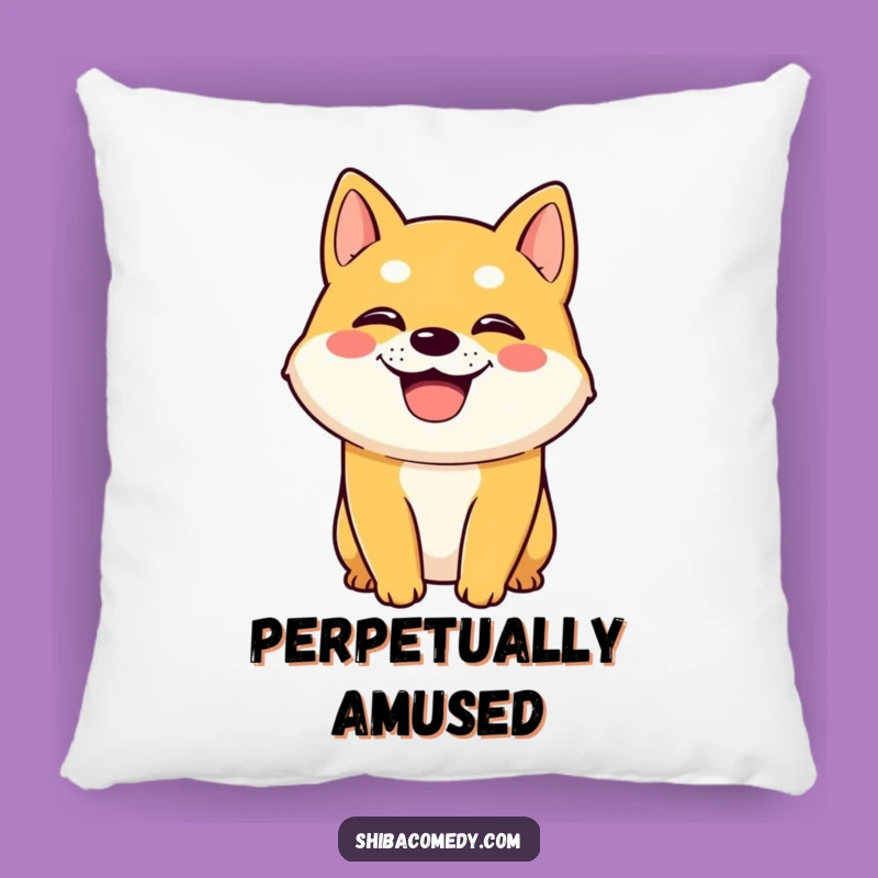 Funny Shiba Inu Pillow: Cozy Grin Comfort, Add Happy Vibes to Your Home