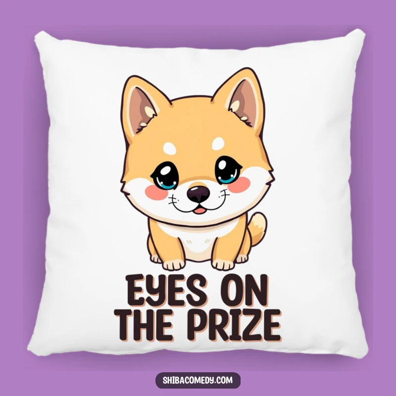 Soft Funny Shiba Inu Pillow: Cozy Comfort with Bright, Curious Eyes