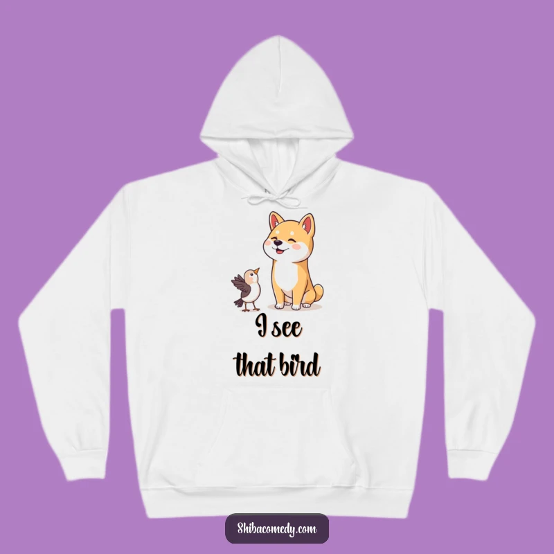 Funny Shiba Inu Head Tilt Hoodie - Cozy Dog Lover Sweatshirt