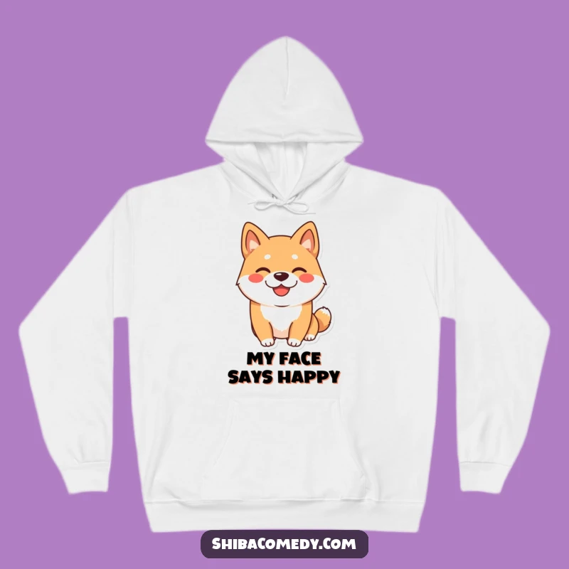 Funny Shiba Inu Hoodie: Cozy Comfort with a Playful Grin, Great Dog Gift