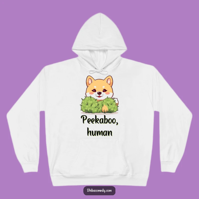 Funny Shiba Inu Mischief Hoodie - Cozy & Playful Dog Sweatshirt