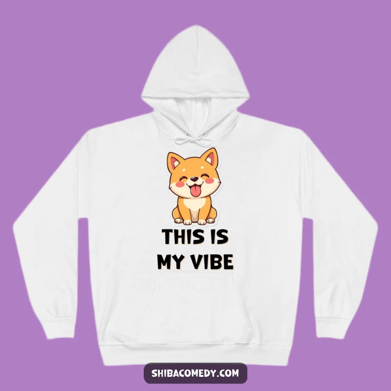 Funny Shiba Inu Hoodie: Cozy Cheerful Dog, Warm & Happy Gift