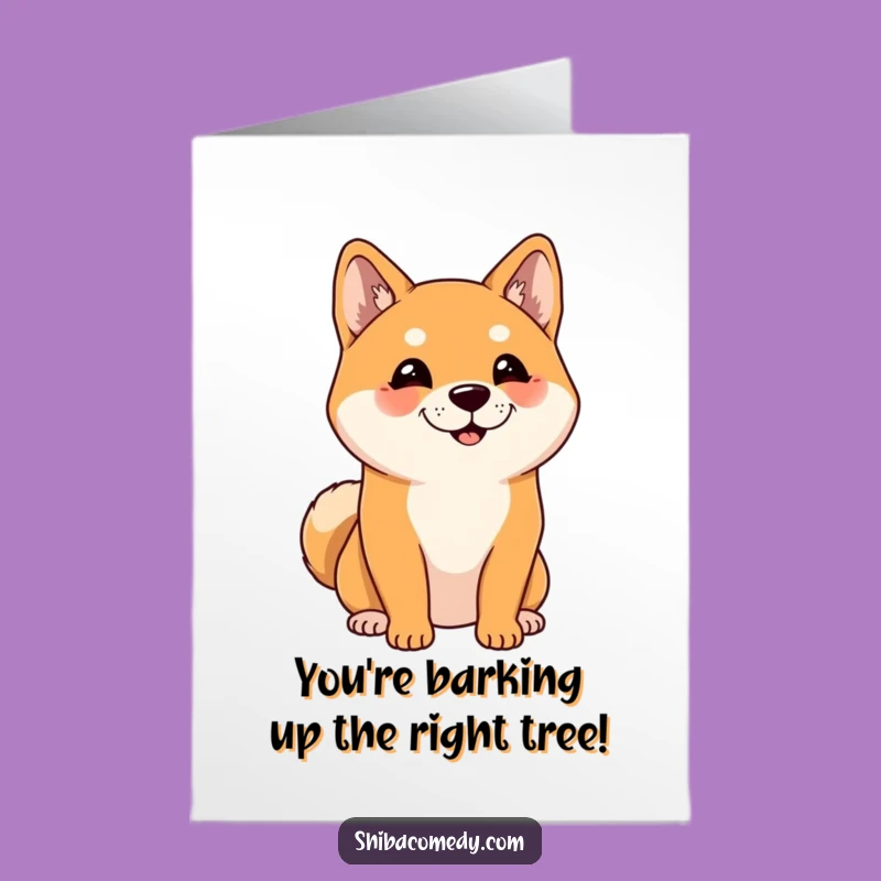 Free Printable Congrats Card: Focused Shiba Inu, Hilarious Downloadable