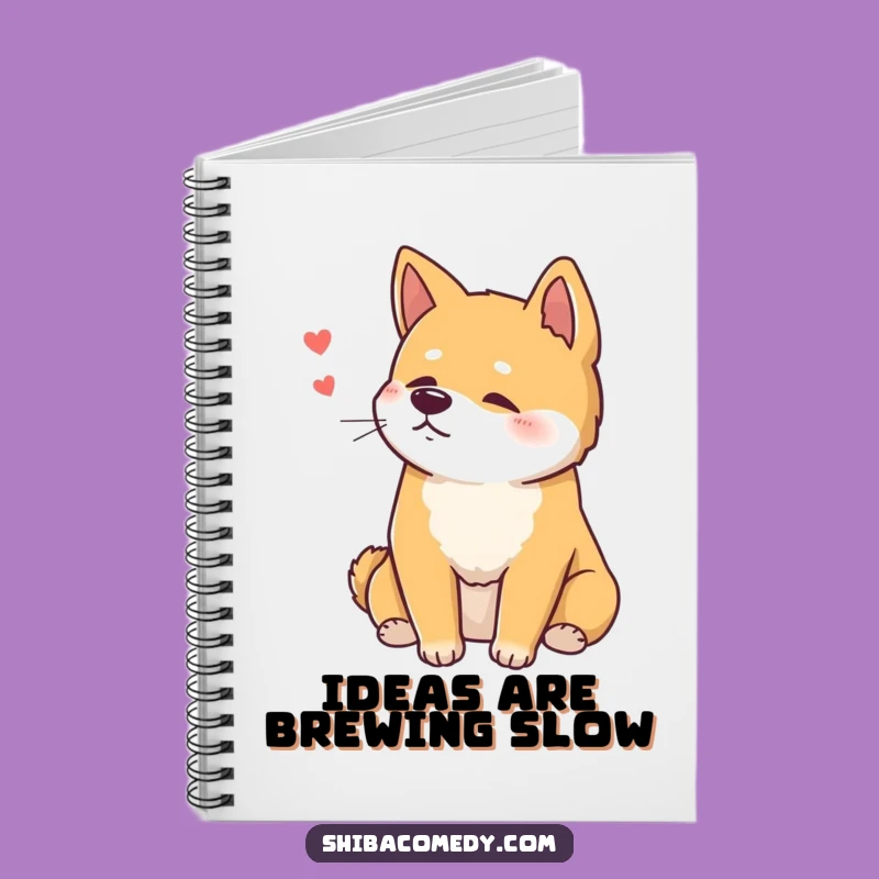 Funny Content Shiba Inu Sigh Notebook: Relaxed Dog Journal for Notes Gift