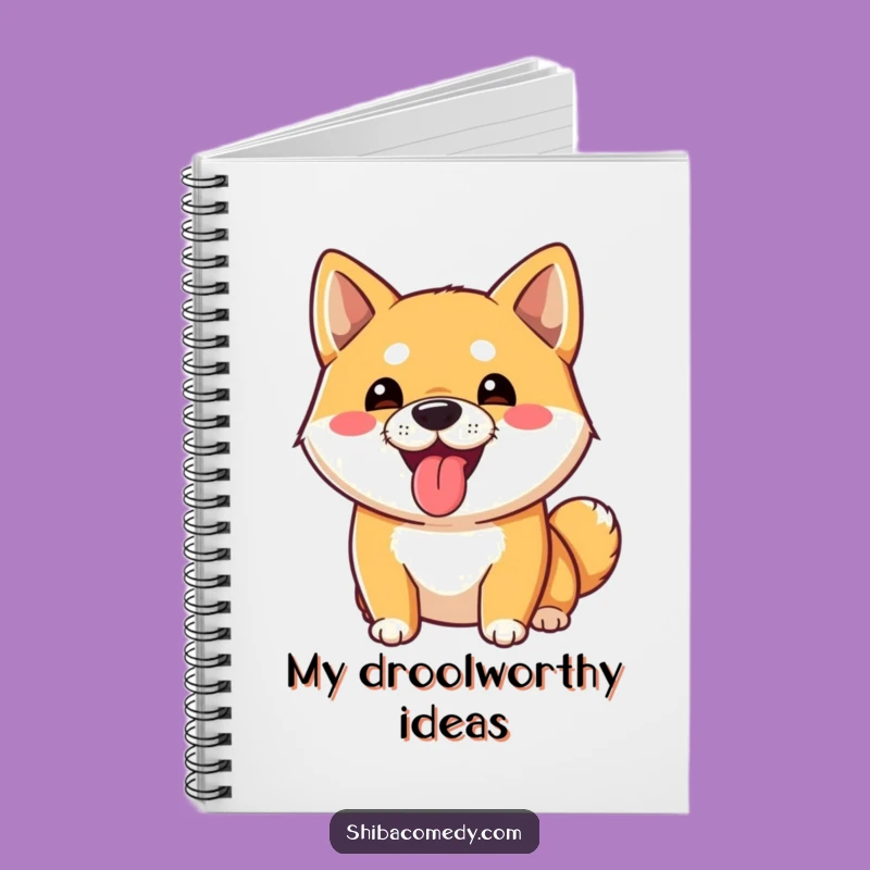 Funny Shiba Inu Tongue Out Notebook: Goofy Journal, Perfect for Dog Lovers