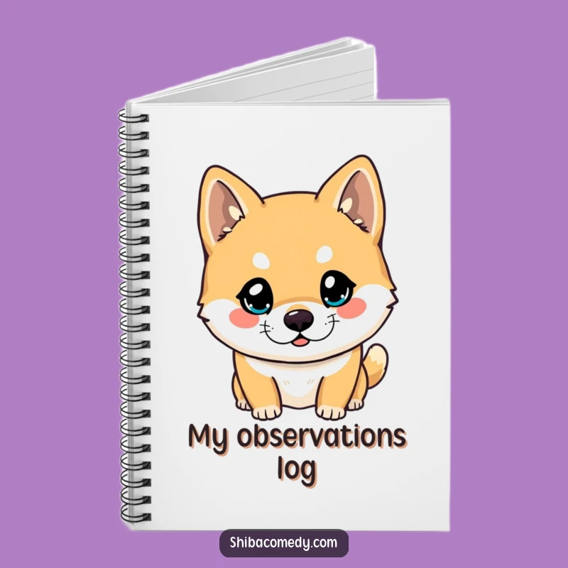 Funny Shiba Inu Notebook: Capture Ideas with Curious Eyes