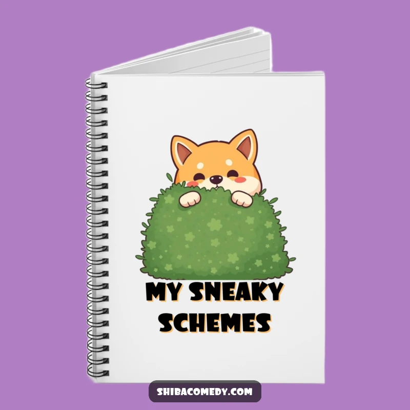 Funny Mischievous Shiba Inu Notebook: Playful Secret Journal