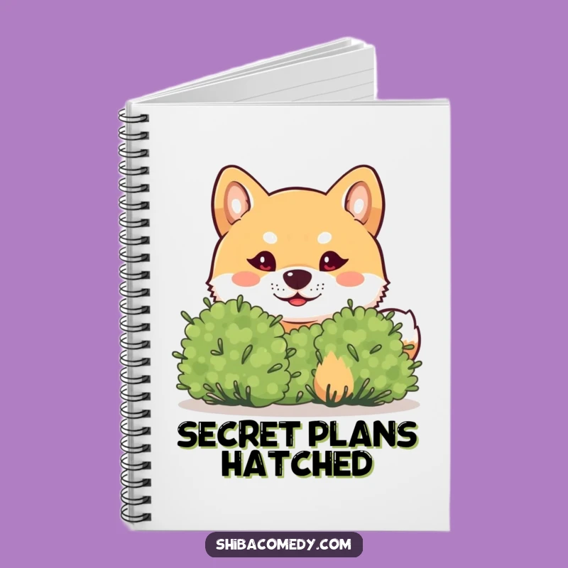 Funny Shiba Inu Mischief Notebook - Playful Dog Journal