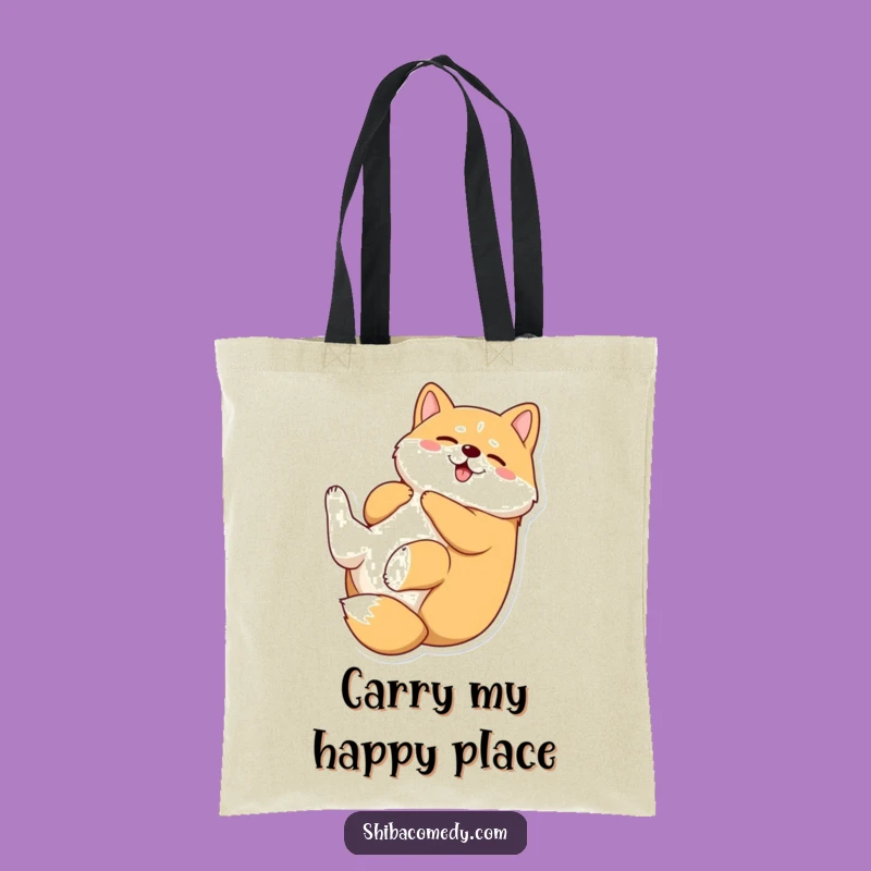 Funny Shiba Inu Rolling Tote Bag: Carry Your Essentials with Playful Charm