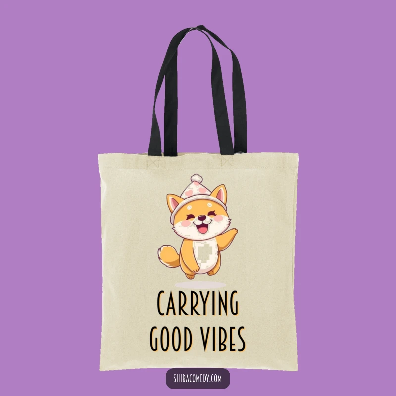 Funny Shiba Inu Hat Tote Bag - Cute & Practical Dog Gift